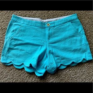 Teal Lilly Pulitzer Buttercup shorts size 10
